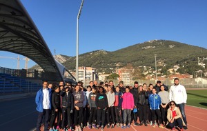 Stage pour nos sprinteurs au stade Léo Lagrange