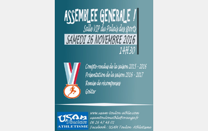 Assemblée Générale section athlétisme