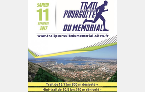 Trails poursuite du mémorial