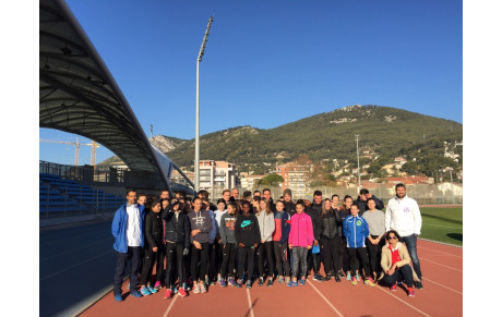 Stage pour nos sprinteurs au stade Léo Lagrange