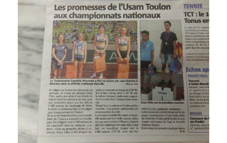 Très belle fin de saison pour l USAM