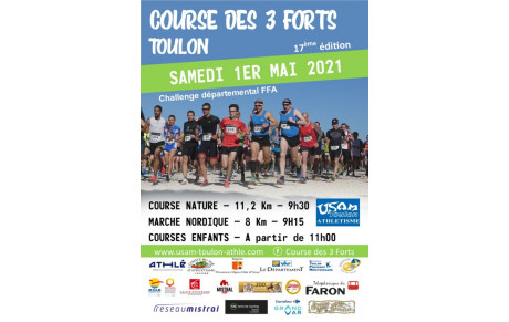 Course des 3 forts 2021 - Annulée